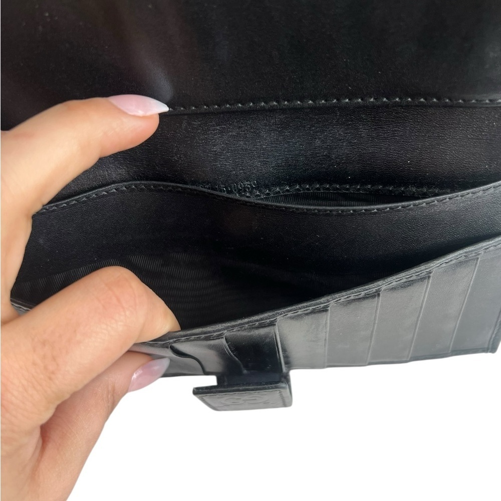 Gucci Black Guccissima Continental Wallet - Picture 12 of 13